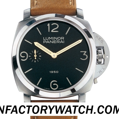 3A沛納海 Panerai Luminor 1950 pam00127/pam127 316F不鏽鋼錶殼 三明治錶盤和指針